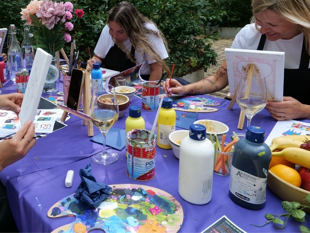 Painting and Wine